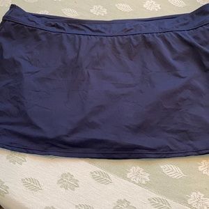 Plus size swim skirt
